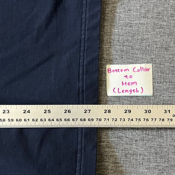 Relwen 1/4 Zip Snap Button Sweatshirt Pullover - Men's Size M - Blue - Picture 9 of 11